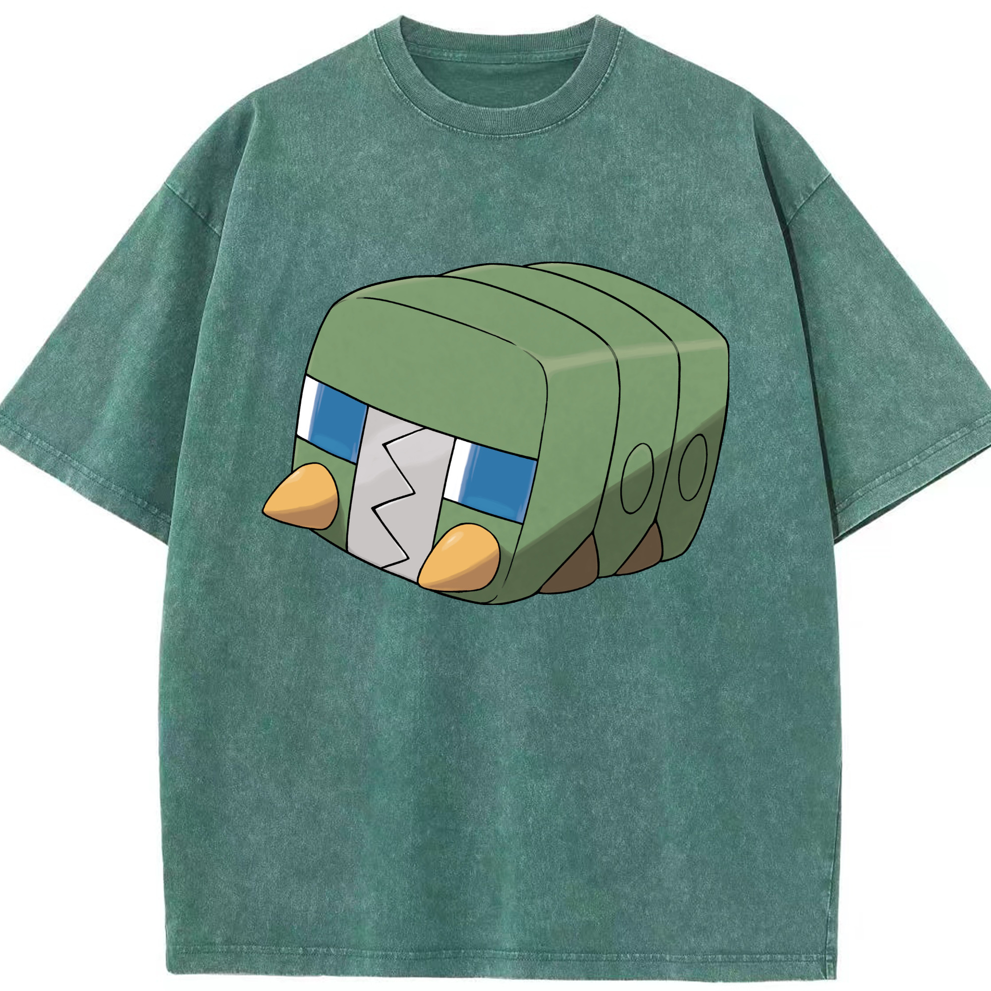 （画像用） ポケットモンスター Pokémon 綿100% ヴィンテージ風 半袖Tシャツ（フロントプリント）